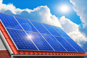 Green bonds power clean energy like solar panels, pictured here.