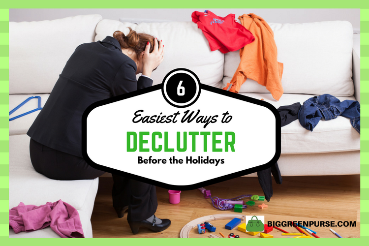 Declutter before the Holidays