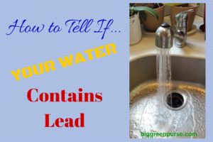 How to tell if your water contains lead
