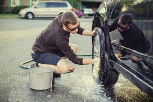 environmentally-friendly car wash