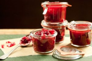 homemade cranberry jam
