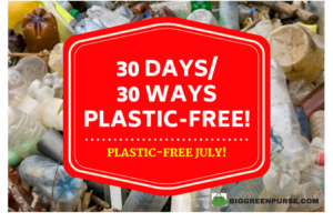 Offering 30 ways to observe plastic-free July