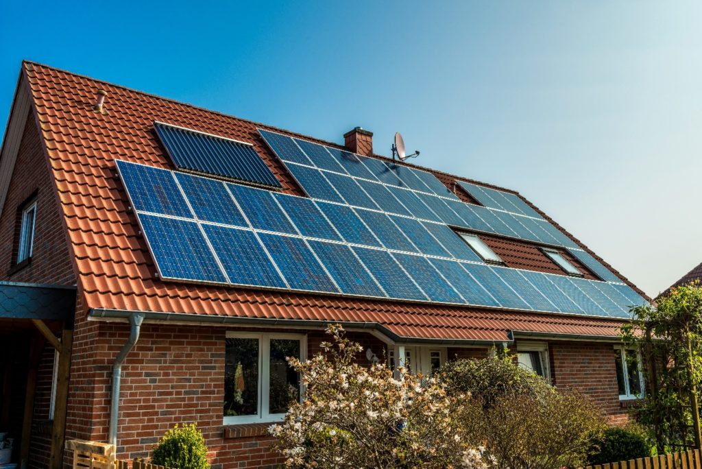 Solar Panels are one way to reduce home greenhouse gas emissions