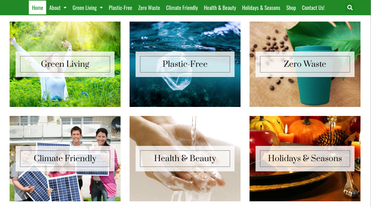 Green shopping eco product reviews