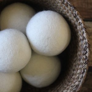 dryer balls wool white