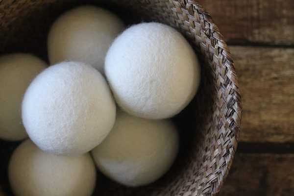 dryer balls wool white