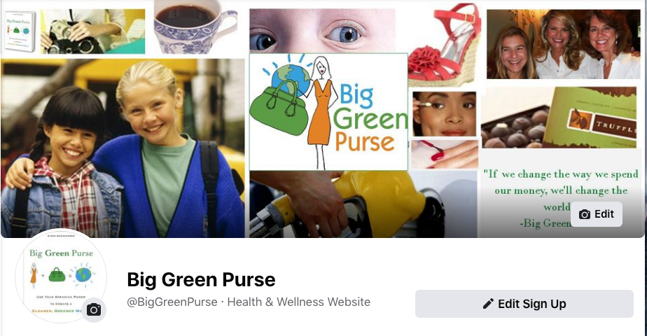 Big Green Purse Facebook Page