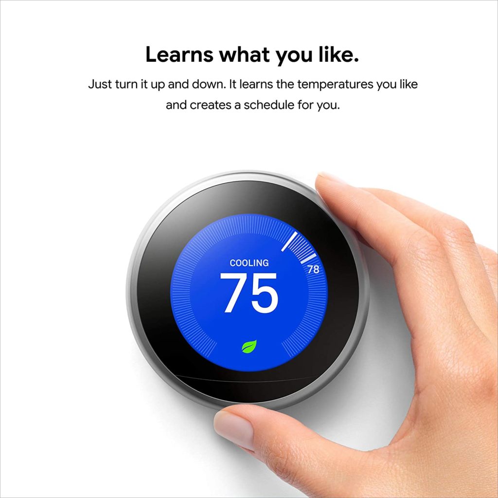 Google nest smart energy-saving thermostat