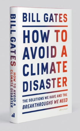 Climate change books includes this one by Bill Gates