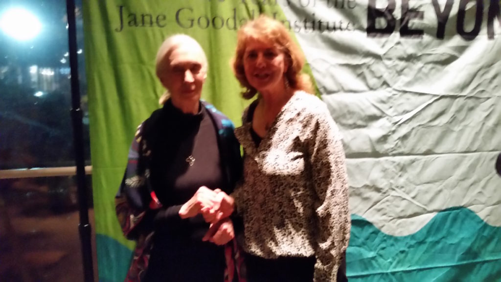 Jane Goodall's Book of Hope inspires me.