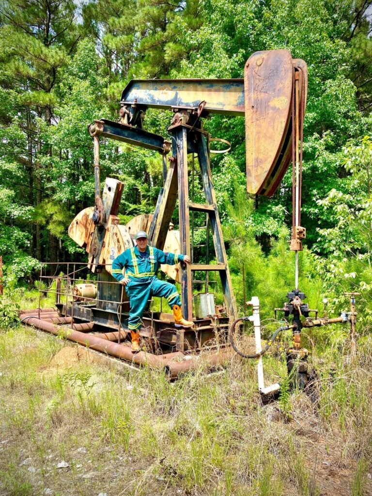 Well Done uses this rig to cap leaking methane wells.